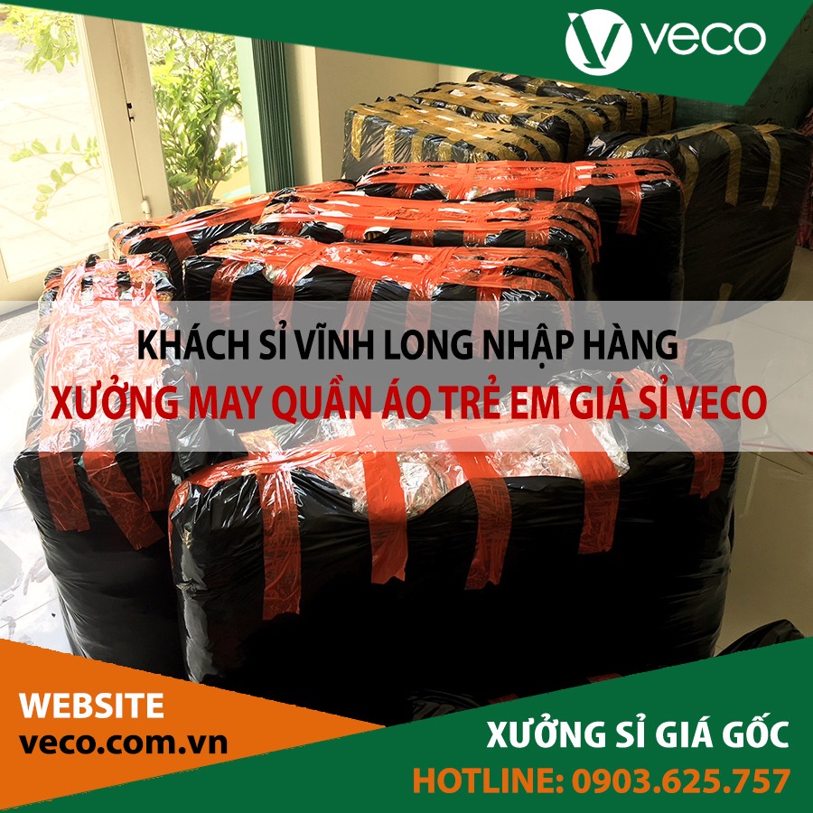 VECO-Xưởng may quần áo trẻ em gía sỉ tại Vĩnh Long